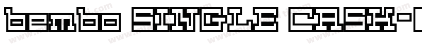 bembo SINGLE CASK字体转换